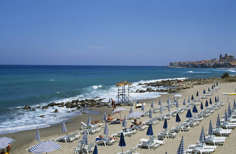 救生员,横图,室外,旅游,度假,日光,意大利,欧洲,沙子,海岸线,热,阳伞,夏天,摄影,西西里,意大利文化,海滩,彩图,旅行