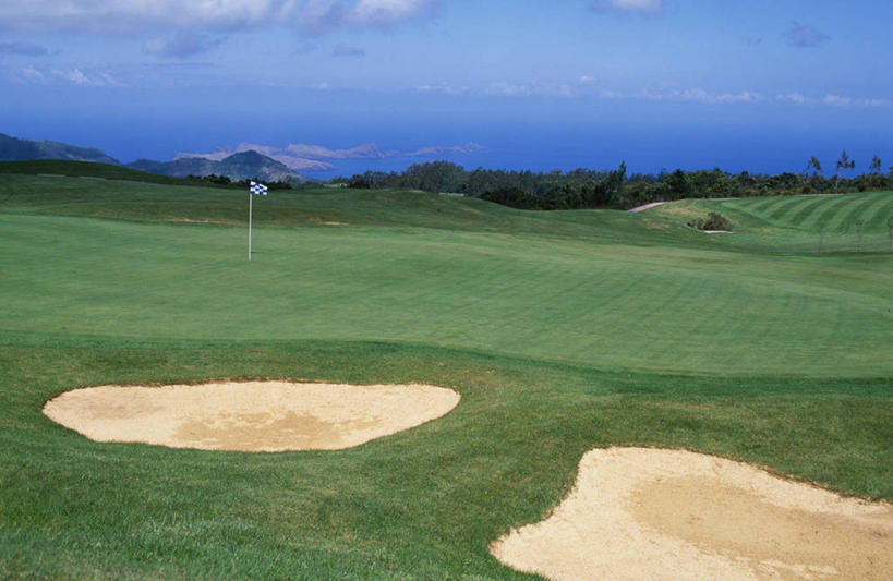 无人,横图,运动,旗帜,葡萄牙,欧洲,高尔夫球场,绿色,大西洋,摄影,伊比利亚半岛,马德拉群岛,大西洋群岛,高尔夫球运动,彩图