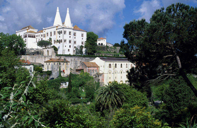 无人,宫殿,横图,烟囱,城市,建筑,葡萄牙,欧洲,墙,首都,里斯本,辛特拉,摄影,里斯本区,南欧,伊比利亚半岛,葡萄牙共和国,新特拉,辛特拉文化景观,彩图,辛特拉王宫