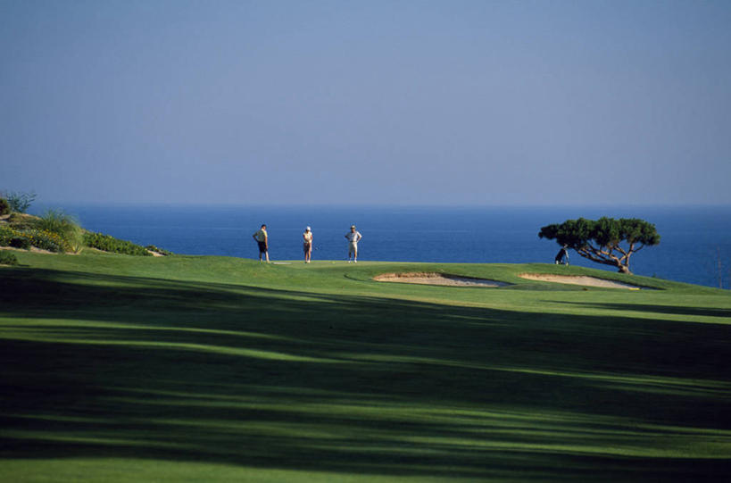 横图,室外,运动,海洋,葡萄牙,欧洲,海岸线,高尔夫球场,摄影,活动,伊比利亚半岛,高尔夫球运动,海滩,彩图