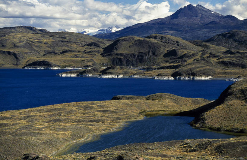 无人,横图,室外,湖,美景,山,水,智利,地形,景观,自然,景色,南美,摄影,宁静,拉丁美洲,自然风光,百内国家公园,彩图