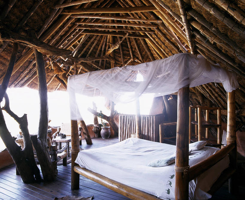 无人,横图,室内,度假,卧室,酒店,非洲,肯尼亚,蚊帐,摄影,华贵,彩图,四柱床