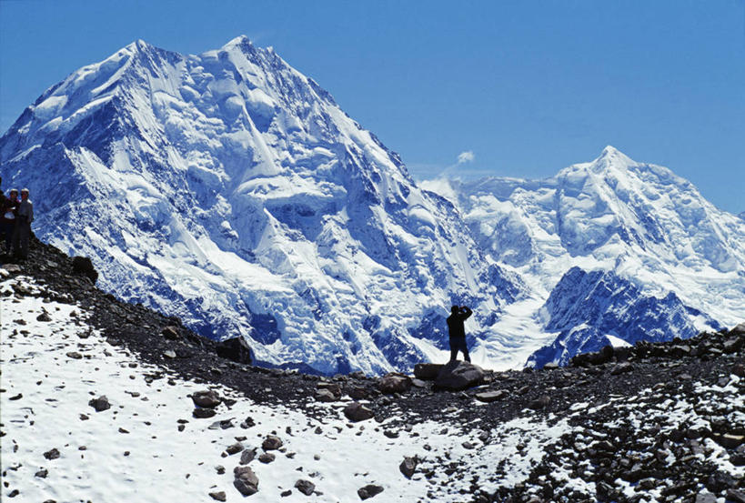 无人,横图,室外,旅游,度假,探险,山,雪,新西兰,地形,山顶,娱乐,风景,享受,休闲,放松,寒冷,摄影,视角,库克山,新西兰南岛,冒险,步行,彩图