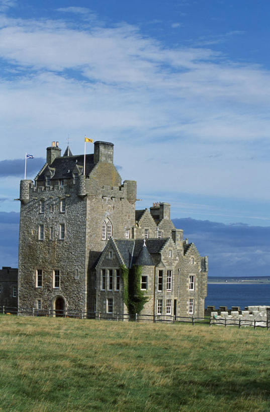 无人,竖图,酒店,蜡烛,城堡,苏格兰,摄影,豪宅,北海,彩图