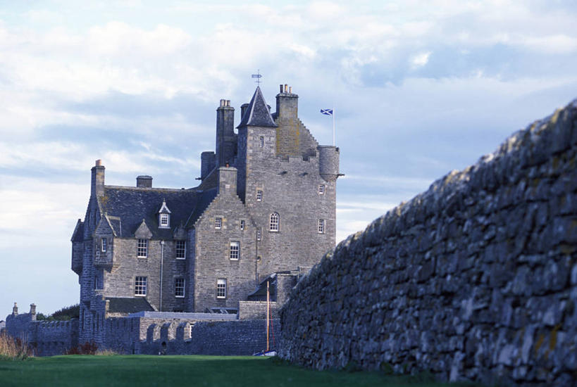 无人,横图,酒店,蜡烛,城堡,石墙,苏格兰,摄影,豪宅,彩图