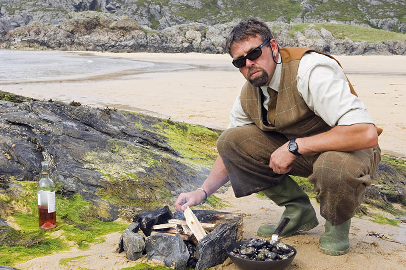 一个人,横图,室外,度假,烧烤,图案,图形,海岸线,食品,几何,菱形,饮食,苏格兰,自然,摄影,煎锅,数学,内赫布里底群岛,外赫布里底群岛,海滩,休闲活动,烹调,彩图,几何学,几何图形