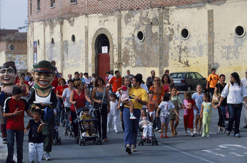 儿童,家庭,横图,西班牙,欧洲,庆祝,社区,摄影,游行,彩图,传统文化