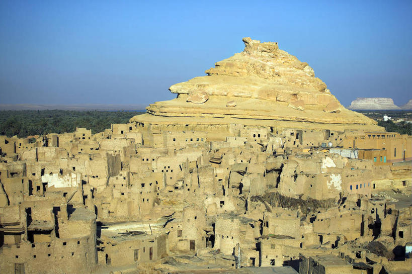 无人,横图,沙漠,非洲,埃及,破碎,城镇,历史,破坏,破损,摄影,绿洲,粉碎,损坏,中东,毁坏,北非,摧毁,彩图,利比亚沙漠