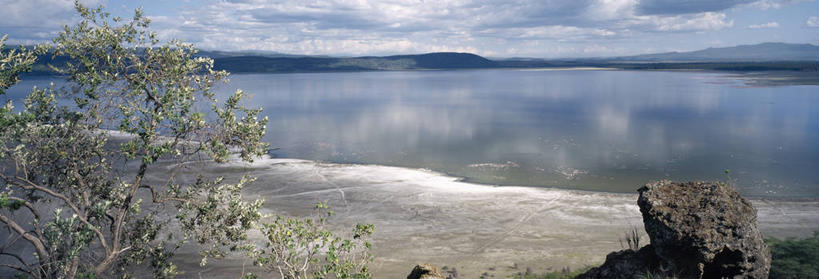 无人,横图,全景,室外,湖,火山,非洲,肯尼亚,蓝色,天空,摄影,宁静,纳库鲁湖,矿物质,纳库鲁,彩图