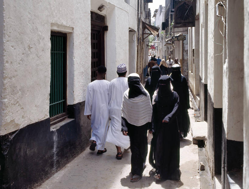 成年人,横图,非洲,肯尼亚,地标建筑,摄影,伊斯兰教,阿伦岛,女人,彩图,巷