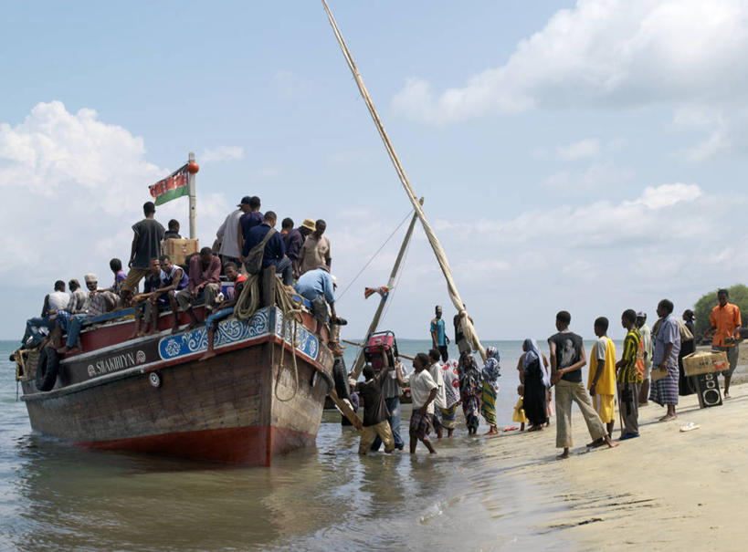 横图,船,非洲,肯尼亚,乘客,工艺品,运输,摄影,渡轮,群众,海滩,彩图