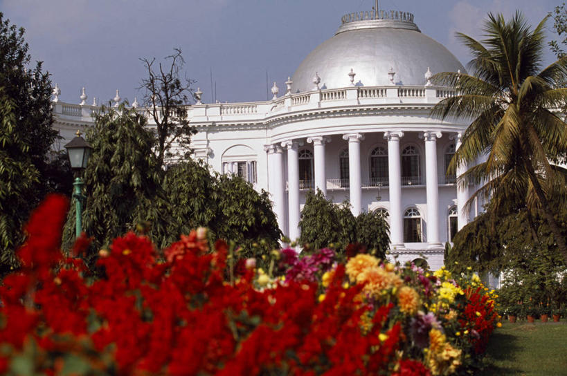 无人,横图,婚礼,城市,印度,亚洲,吊挂,悬挂,庆祝,装饰,房屋,挂,装饰物,摄影,住房,加尔各答,彩图