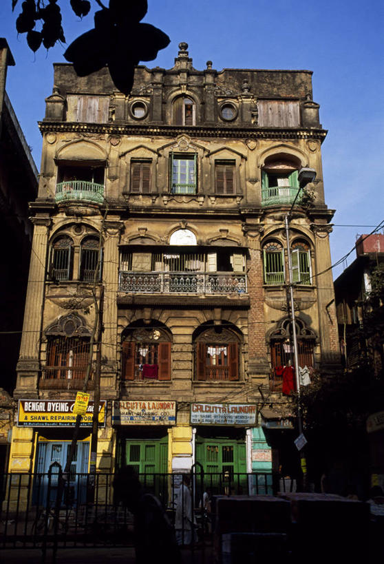 无人,竖图,室外,商务,城市,建筑,印度,亚洲,房屋,摄影,住房,加尔各答,商人,彩图,传统文化