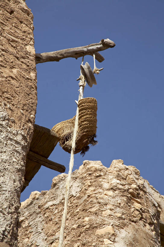 无人,竖图,建筑,利比亚,篮子,城镇,历史,废墟,绳子,地标建筑,摄影,谷仓,北非,滑车,彩图,传统文化