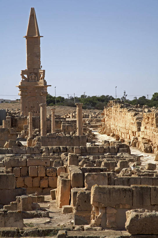 无人,竖图,城市,建筑,利比亚,柱子,塔,历史,废墟,地标建筑,摄影,考古学,坟墓,北非,萨布拉塔,彩图