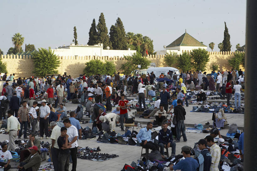 横图,白天,购物,消费,摩洛哥,市场,城墙,顾客,社区,零售,摄影,伊斯兰教,群众,贩卖,贸易,北非,费兹,跳蚤市场,中东人,彩图