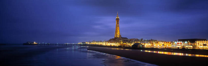 无人,横图,全景,室外,夜晚,英国,欧洲,塔,英格兰,摄影,布莱克浦,兰开夏,团结,海滩,彩图,旅行