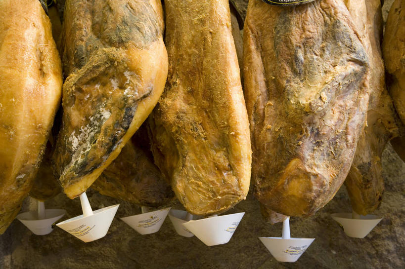 无人,商店,横图,西班牙,欧洲,城镇,肉,火腿,萨拉曼卡,摄影,西欧,地中海文化,南欧,伊比利亚半岛,西班牙王国,卡斯蒂利亚,莱昂,卡斯蒂利亚.莱昂,莱昂省,彩图