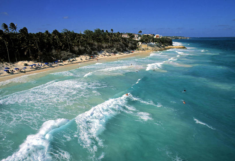 无人,横图,室外,海洋,巴巴多斯,摄影,西印度群岛,海滩,彩图