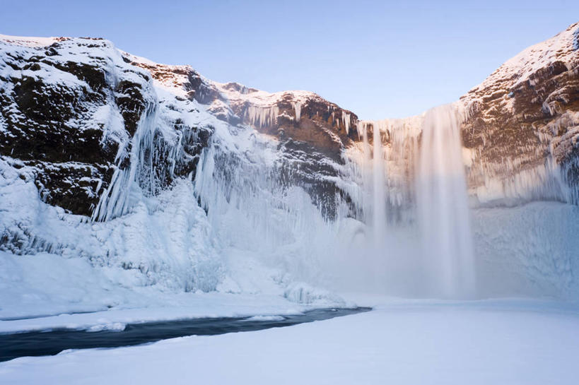 无人,横图,室外,雪,岛,冬天,摄影,西欧,北欧,彩图