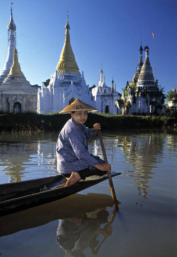 一个人,竖图,室外,缅甸,亚洲,摄影,东南亚,彩图