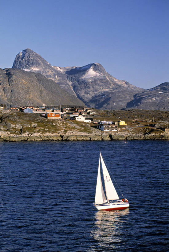 无人,竖图,摄影,北美,格陵兰,戈特霍布,彩图