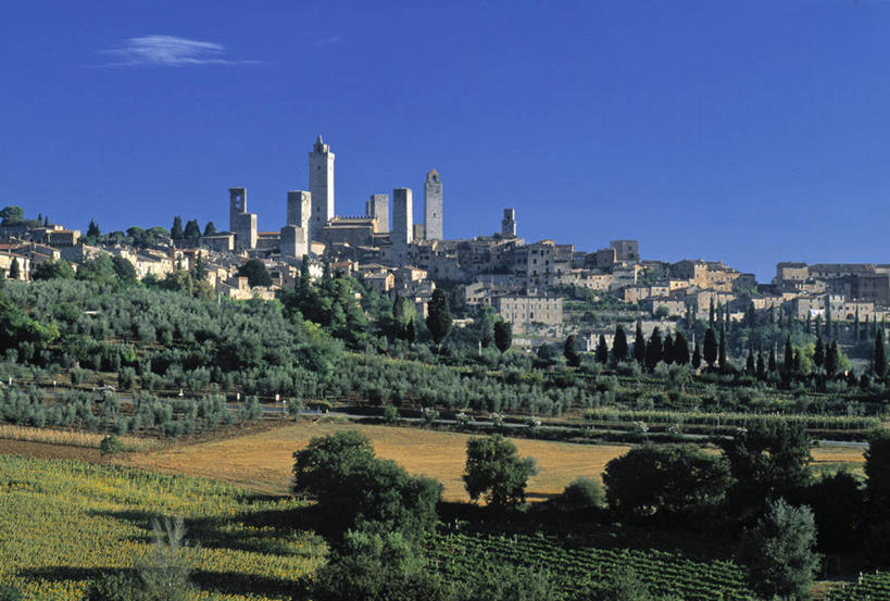 无人,横图,意大利,欧洲,摄影,托斯卡纳区,圣吉米尼亚诺,彩图