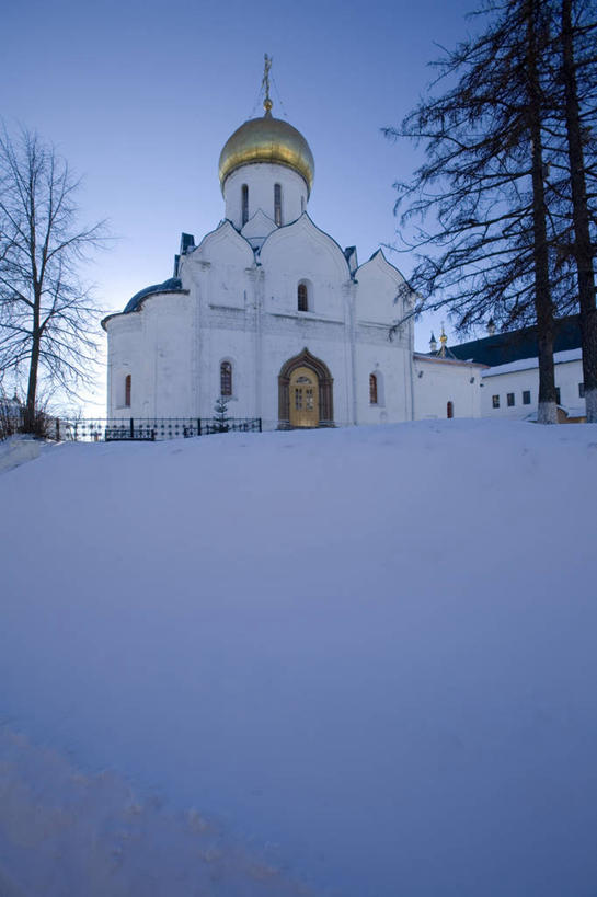 无人,教堂,竖图,欧洲,俄罗斯,冬天,摄影,修道院,东欧,彩图