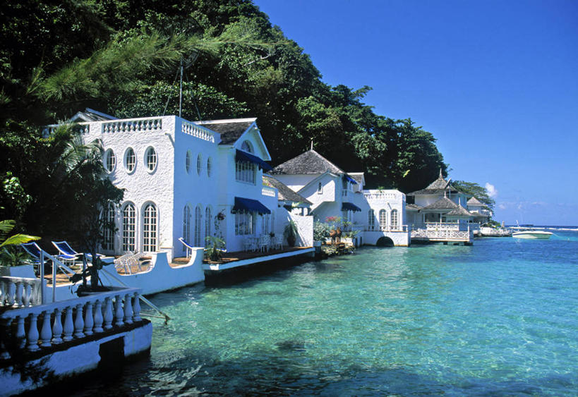 无人,家,横图,室外,别墅,牙买加,房屋,屋子,河岸,公寓,洋房,楼房,住宅,摄影,海滩,彩图,房子