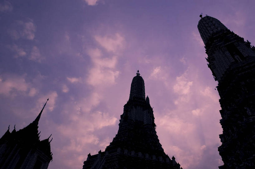 无人,横图,城市,曼谷,泰国,亚洲,首都,黄昏,摄影,宗教,东南亚,佛教,剪影,泰国文化,郑王庙,彩图