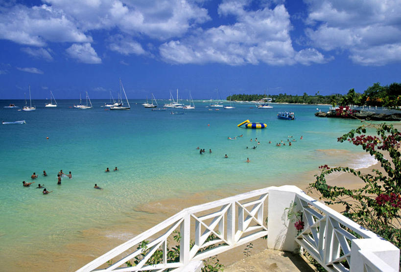 无人,横图,室外,岛,摄影,热带气候,多巴哥岛,海滩,彩图