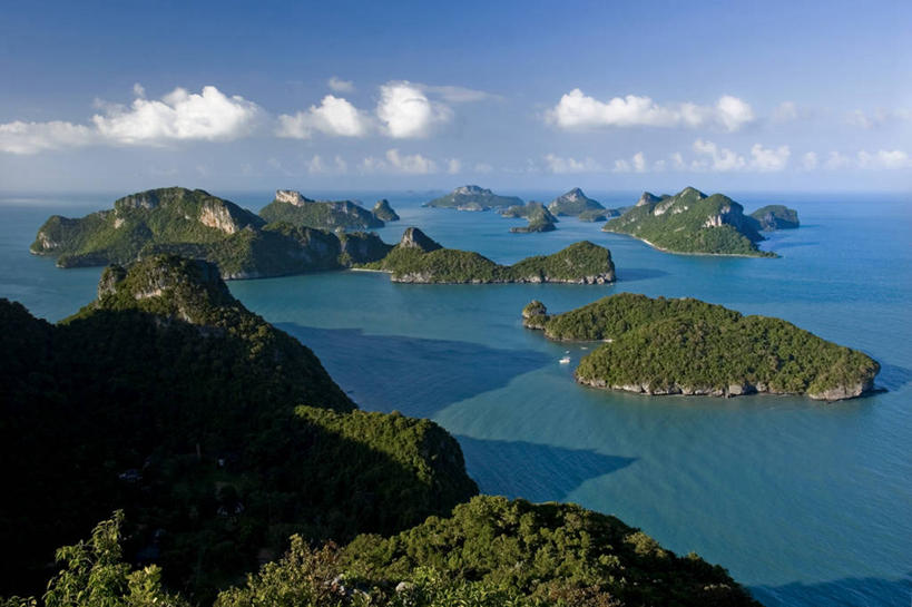 无人,横图,俯视,航拍,室外,海洋,泰国,亚洲,岛,南海,摄影,东南亚,热带气候,鸟瞰,苏梅岛,泰国湾,海滩,彩图,高角度拍摄