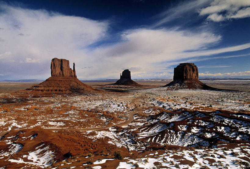 无人,横图,美国,地形,摄影,北美,纪念碑山谷,犹他,彩图