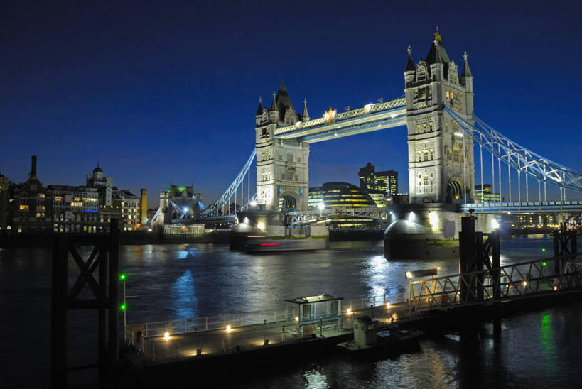 无人,横图,室外,夜晚,城市,英国,欧洲,首都,英格兰,泰晤士河,摄影,西欧,北欧,英国文化,塔桥,彩图