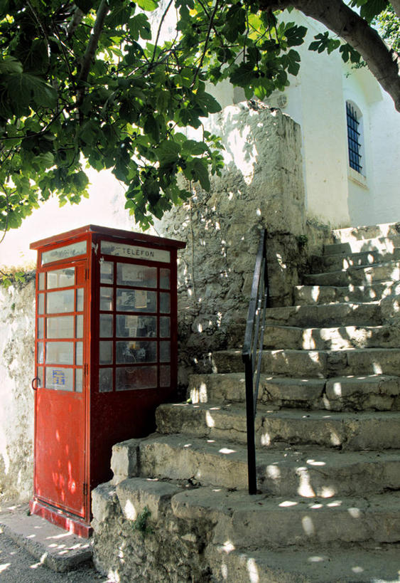 无人,竖图,欧洲,塞浦路斯,岛,乡村,北,摄影,电话机,彩图,旅行