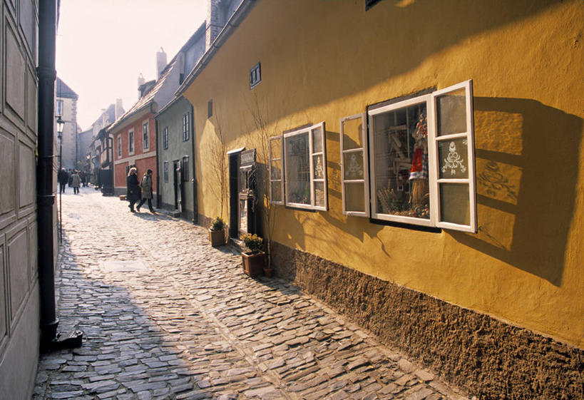 无人,横图,首都,摄影,东欧,捷克共和国,布拉格,黄金巷,彩图,旅行