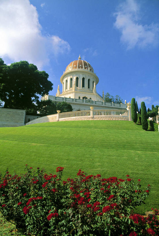 无人,竖图,以色列,首都,摄影,宗教,中东,海法,莲花寺,彩图,旅行