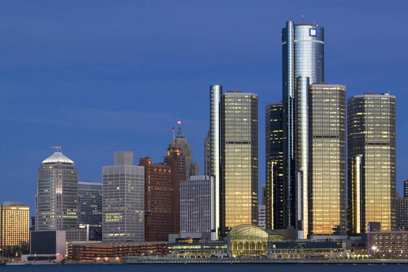 无人,办公室,横图,城市,摩天大楼,美国,图像,办公大楼,摄影,北美,北美洲,美洲,北亚美利加洲,亚美利加洲,密歇根,密歇根州,貂熊州,狼獾之州,狼獾州,底特律,美国人,彩图,总部大楼,美利坚合众国,底特律文艺复兴中心