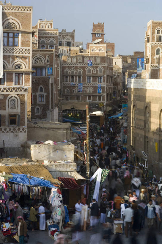 无人,竖图,城市,建筑,也门,首都,地标建筑,摄影,泥,中东,萨那,阿拉伯,彩图,阿拉伯半岛