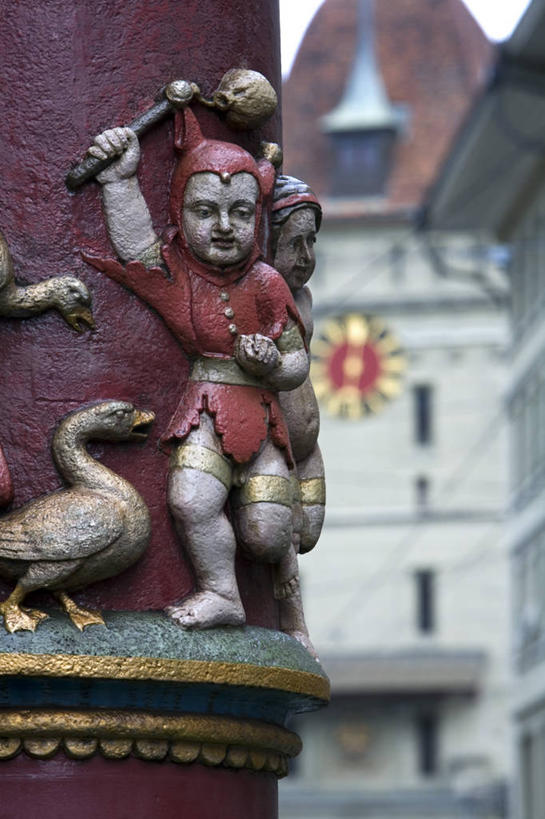 无人,竖图,城市,喷泉,瑞士,欧洲,装饰,首都,伯尔尼,摄影,西欧,彩图