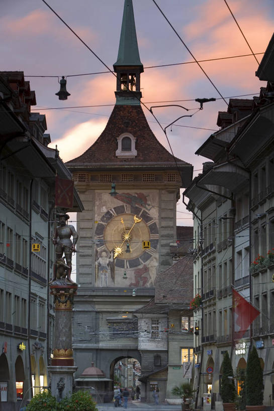 无人,竖图,室外,城市,瑞士,欧洲,首都,钟塔,伯尔尼,摄影,西欧,彩图