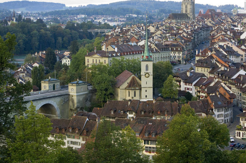 无人,横图,室外,城市,瑞士,欧洲,屋顶,古城,首都,伯尔尼,摄影,西欧,彩图