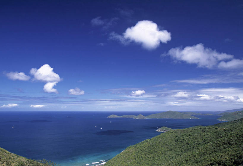 无人,横图,海洋,摄影,英属维京群岛,彩图,旅行