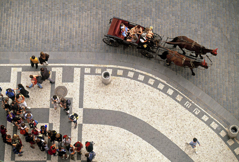 广场,横图,天线,欧洲,首都,摄影,东欧,捷克共和国,布拉格,布拉格旧城广场,彩图