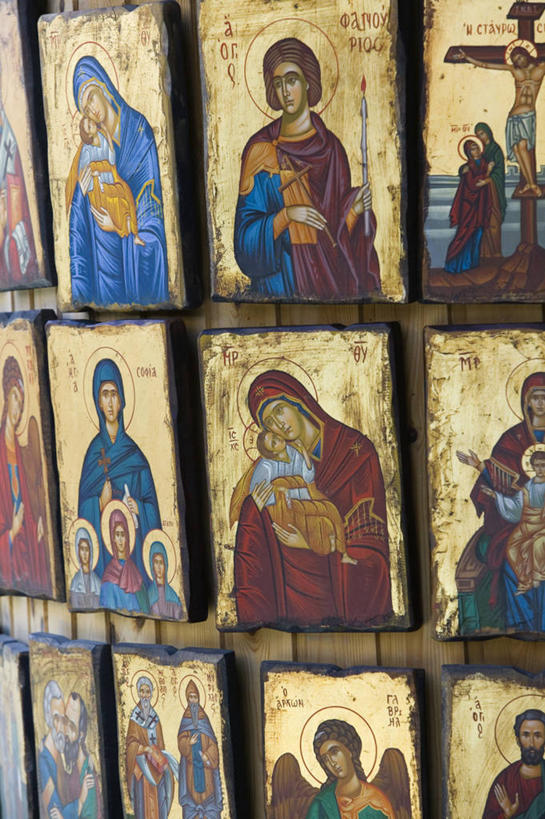 无人,竖图,希腊,欧洲,摄影,宗教,图标,西欧,地中海文化,南欧,希腊文化,多德卡尼斯群岛,罗德城,彩图