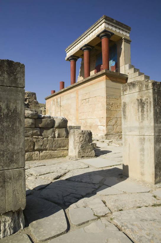 无人,竖图,希腊,欧洲,地标建筑,摄影,考古学,西欧,地中海文化,南欧,希腊文化,克里特岛,克诺塞斯,彩图