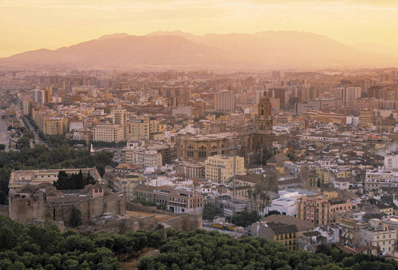 无人,横图,天际线,西班牙,欧洲,摄影,安达路西亚,马拉加省,彩图