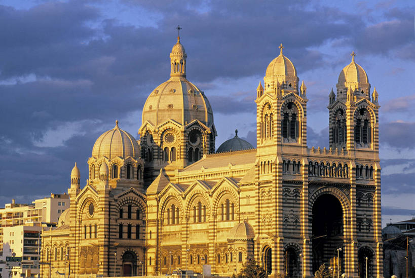 无人,横图,马赛,法国,欧洲,摄影,普罗旺斯,马赛大教堂,彩图