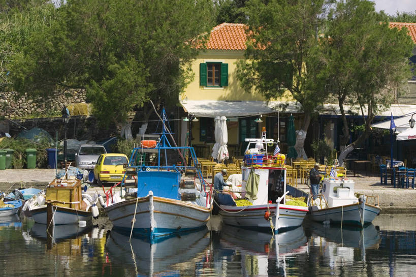 无人,横图,希腊,欧洲,渔船,摄影,西欧,地中海文化,南欧,希腊文化,爱琴海群岛,莱斯博斯岛,彩图