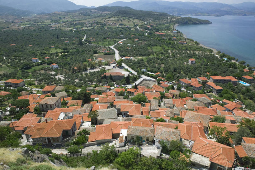 无人,横图,希腊,欧洲,屋顶,摄影,西欧,地中海文化,南欧,希腊文化,爱琴海群岛,莱斯博斯岛,彩图